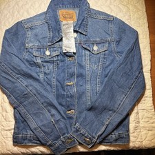 Levi's Kids Denim Jeans Jacket Size Large 10/12 , Light Washed, Blue, Button-Up