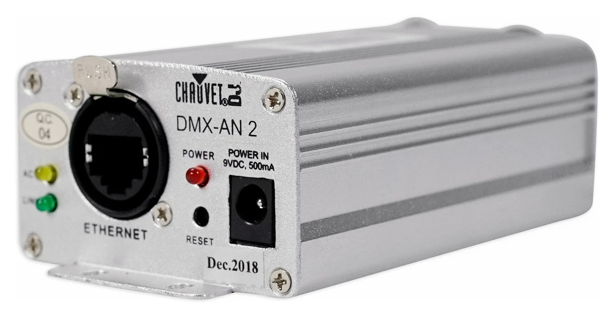 Interfaz convertidor Chauvet DJ DMX-AN2 DMX a Art-Net o Art-Net a DMX