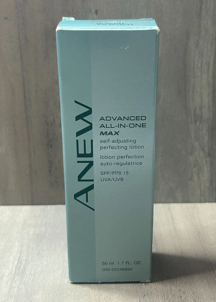 Loción perfeccionadora autoajustable Avon Anew Advanced All-In-One Max 1,7 oz - NUEVA Foto 3 de 4