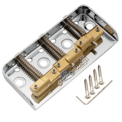 Wilkinson WTBS Short Bridge Brass Compensated 3-Saddle Fr HH Tele Vintage Guitar