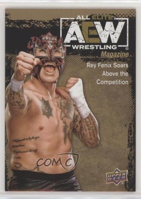 2021 Upper Deck AEW All Elite Wrestling AEW Magazine Gold Rey Fenix #99 0ne6