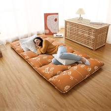 Foldable Japanese Floor Mattress Roll Up Mattress Sleeping Tatami Mat Bed US