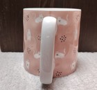 10 Strawberry Street Cat Mug - Pink / White Cats - Large 16 Ounce / 4 Inch — photo 8