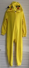Youth Pokemon Pikachu Hooded Blanket Sleeper Fleece Pajama, Size 8