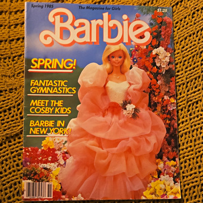 Barbie Magazine for Girls Spring 1985 Issue, Illustrated Dolls Topic