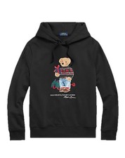 Polo Ralph Lauren Holiday cotton-blend Gift Bear Fleece Hoodie Pullover Large