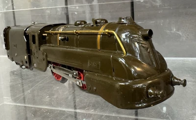 JEP locomotive mécanique 4351 LT Rare jouet ancien état neuf en boite - Photo 1/4
