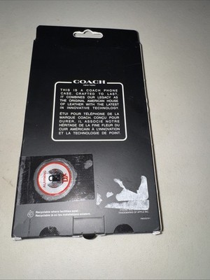 Coach MagSafe Case for iPhone 16 Pro Max Clear Black Logo Magnetic