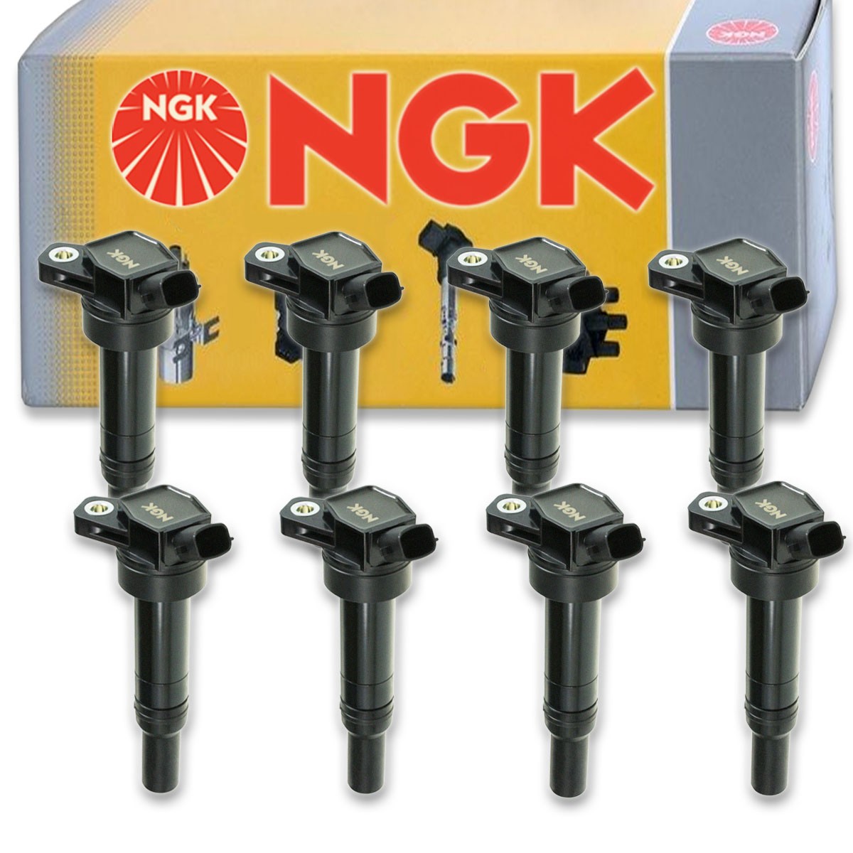 8 pc NGK 48871 U5257 Ignition Coils for UF651 UF-651 IC754 GN10633 E1151 yc
