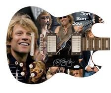 Jon Bon Jovi Signed Autographed Poster Photo Guitar ACOA