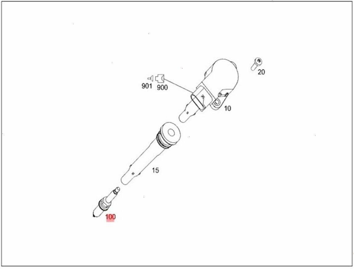 Genuine MERCEDES Spark plug 0041593903