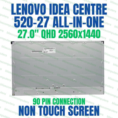 27'' QHD LCD Display Screen Panel Lenovo IdeaCentre 520-27IKL AIO Non Touch