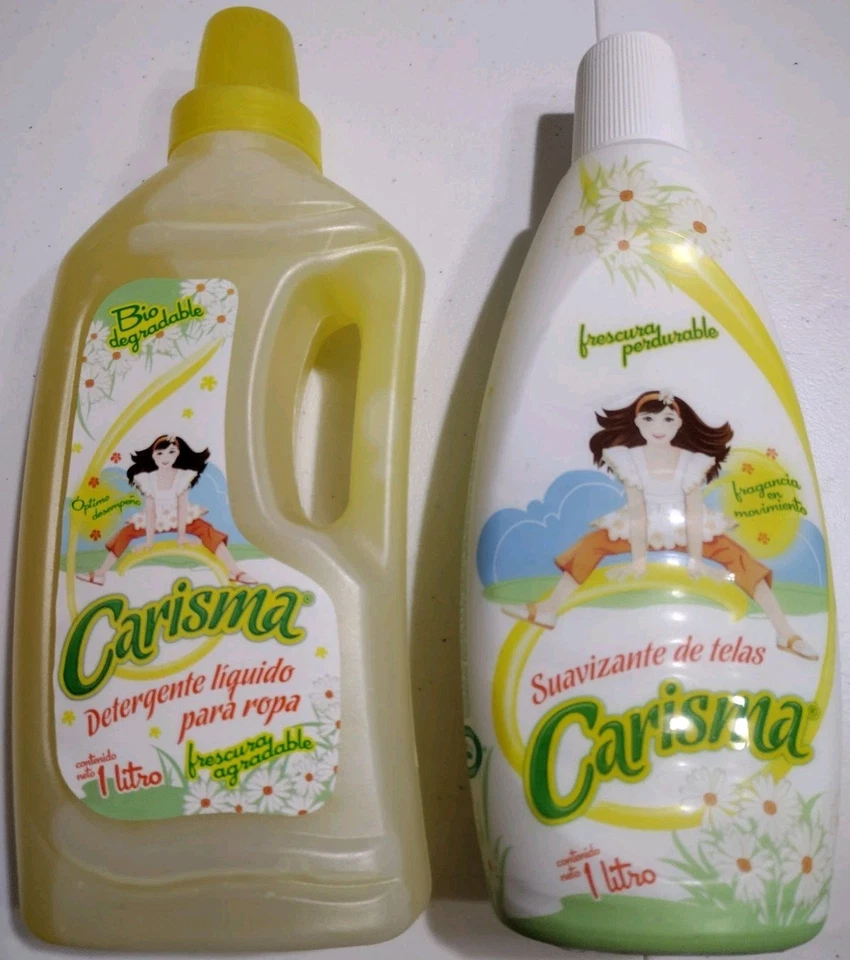 Carisma Detergent and Softener / Detergente y Suavizante - 1 De Cada Uno Liter