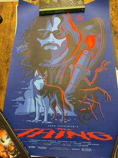 The Thing Movie Poster Variant created by TOM WHALEN