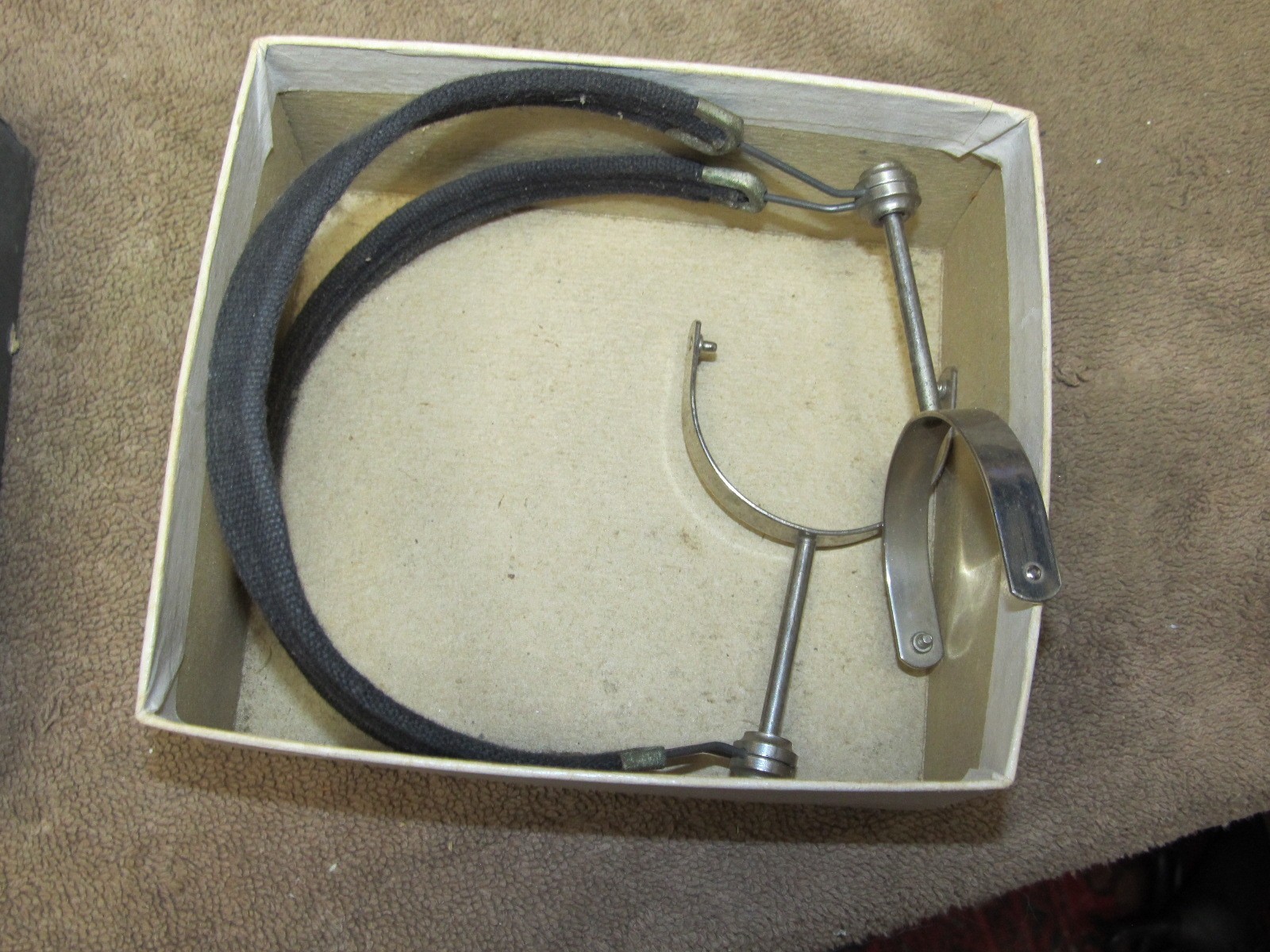 1920`s Julius Andrae No. 3000 Jasco Radio Head Set, Headphones Original Box