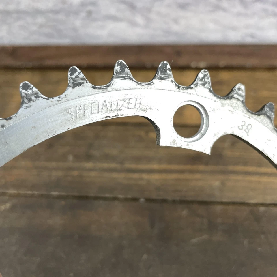 Plato Especializado De Colección 39T 130 BCD 5 Pernos Bicicleta de Carretera Anillo Aluminio Foto 2 de 4