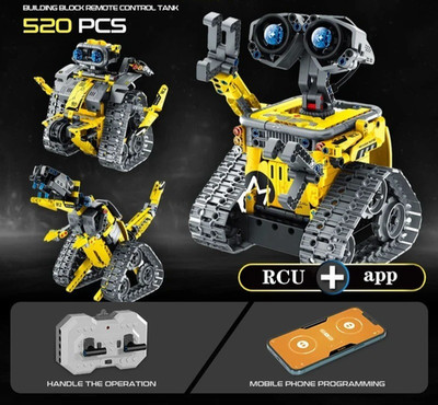 RC Wall-E Roboter Technik + App Ferngesteuertes Building Set | +520pcs | Technic