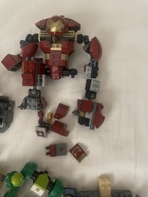 LEGO Marvel Mechs (Lot), Used, Hulk Buster, Incomplete/parts Of Mechs, Ironman