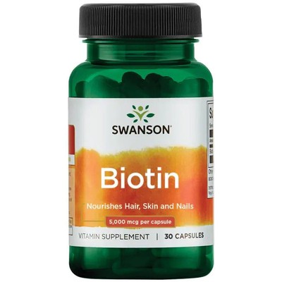 SWANSON BIOTIN 5.000 MCG 30 KAPSEL