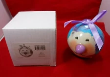 Twinkling Treasures 3D Blinking POLAR BEAR Christmas Ornament with Box 
