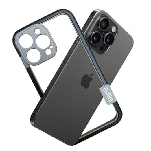 No Back Bumper Case for iPhone 16 Pro, Compatible with MagSafe, Backless Black