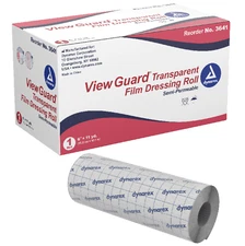 Dynarex View Guard, Transparent Film Dressing Roll, 6" x 11 yds - Box of 1 Roll