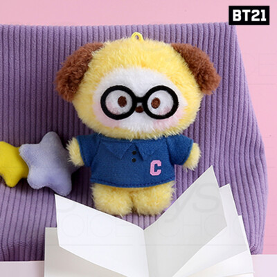 BTS BT21 Official Goods mini minini PREPPY PLUSH KEYRING +