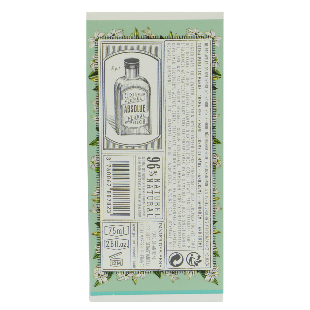 Panier Des Sens Precious Jasmine Hand Cream 2.5 Ounces