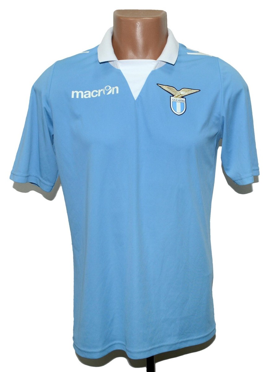 SS LAZIO ITALY 2014/2015 HOME FOOTBALL SHIRT MACRON SIZE S ADULT