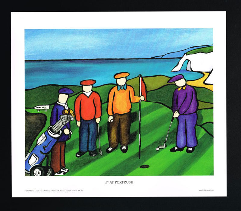 British Open/5th Royal Portrush/Golf/Irish Art Group/Fine Print/Martin Laverty/