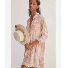 Urban Outfitters UO Pilcro tie dye mini utility dress NWT