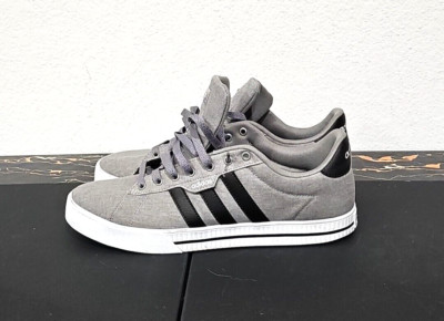 Adidas Daily 3.0 Skateboarding Shoes Men Athletic Sneakers Grey White FW3270 New