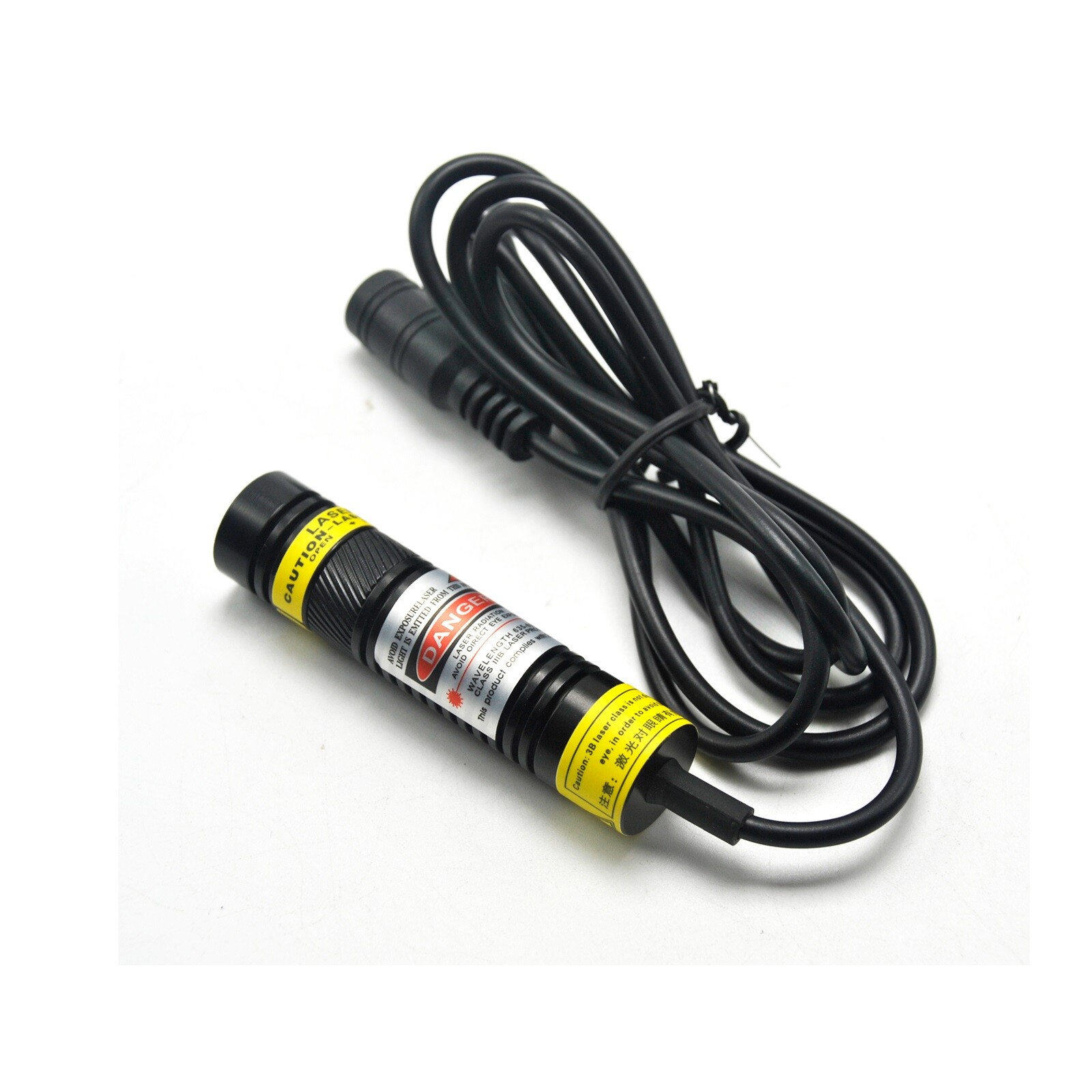 Violet/Blue Line 405nm 300mW Focusable Laser Diode Module 16x68mm 5V Adapter