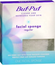 Buf-Puf Regular Facial Sponge blue
