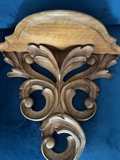 Shelf Handmade Wooden Maple Leaf Vintage Curves Must SEE  