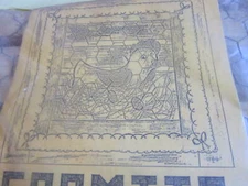 Chicken Wire Craft Kit Country Kitchen Farmhouse Blue Hearts Wall Art Decor VTG