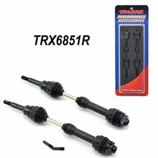 Traxxas TRX6851R Arbres Acier Complet Avant Slash 4x4, Rustler 4x4 Vxl