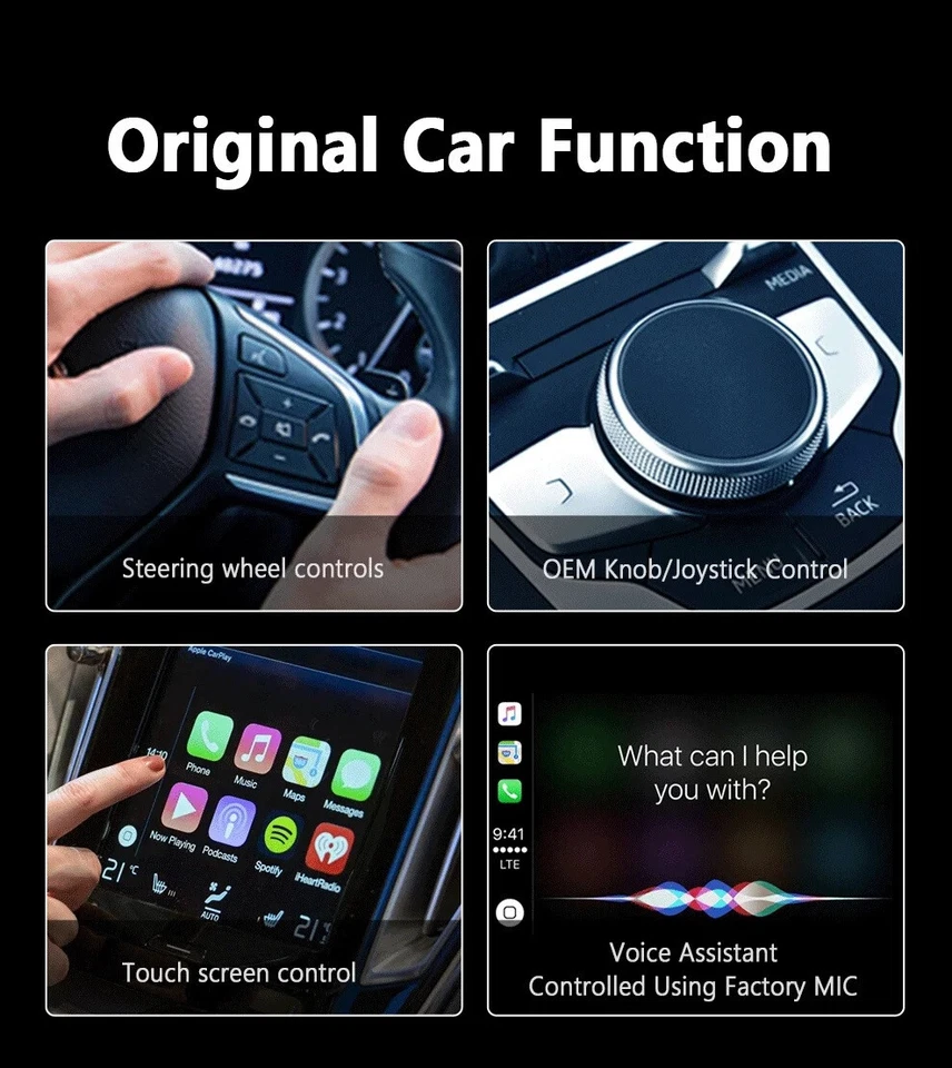 AI BOX UX999 ULTRA CARPLAY ANDROID13 8GB RAM-128GB  AUTORADIO TOUCH ANDROID AUTO - Immagine 4 di 4