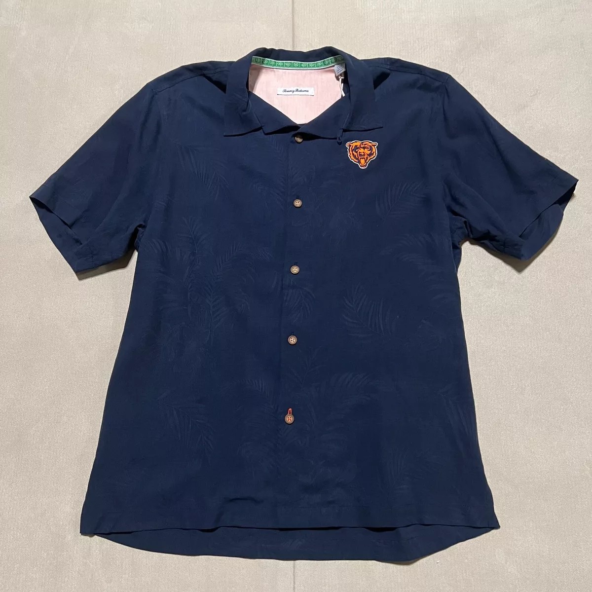 NWT Tommy Bahama NFL Chicago Bears Top of Your Game Silk Hawaiian