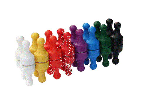 SET OF 4 MUSIC STAND MAGNETS VARIOUS COLOURS- CHOOSE YOUR COLOUR!!! - 第 1/1 張圖片