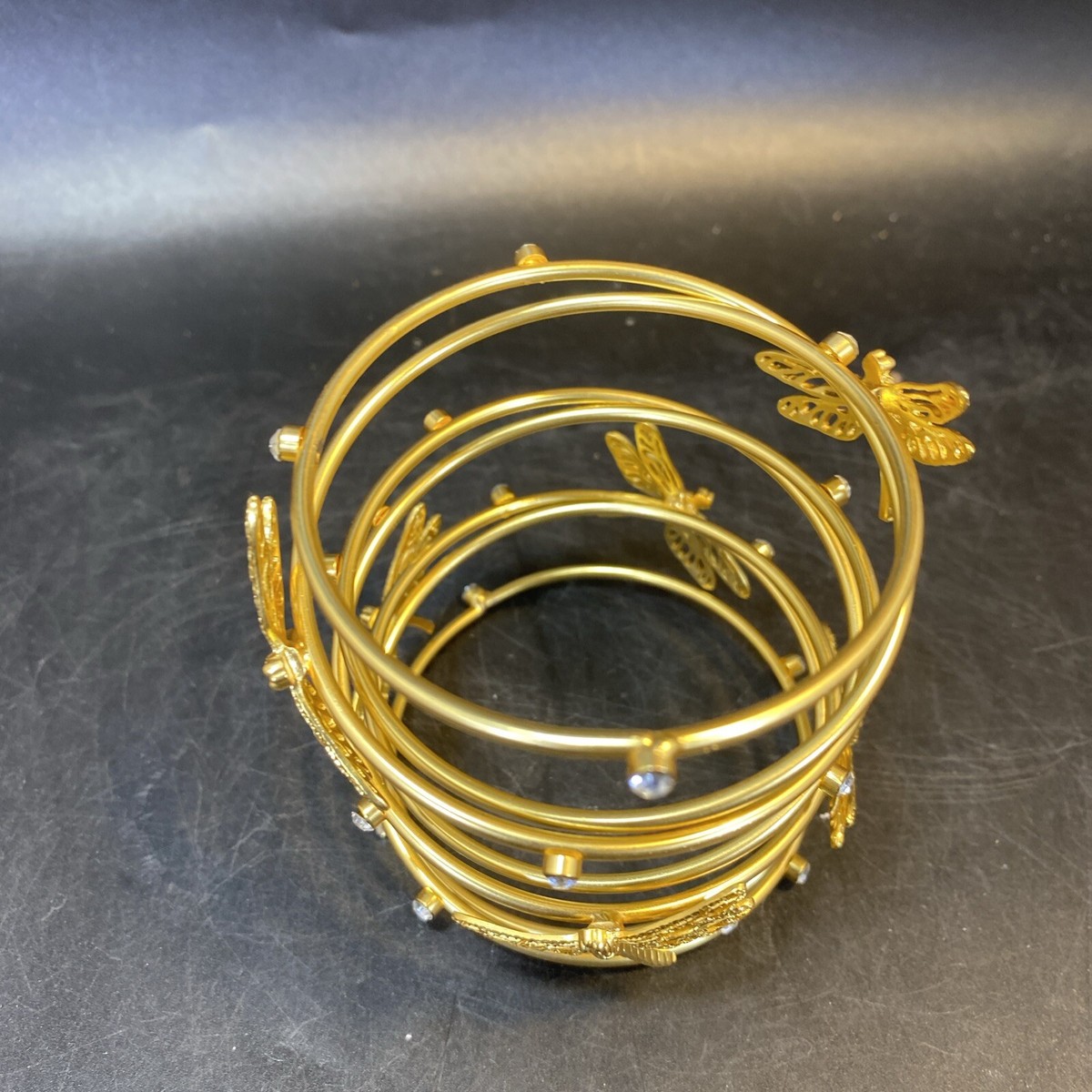 ZARA Gold Dragonfly Wrap Bracelet | eBay display picture 3