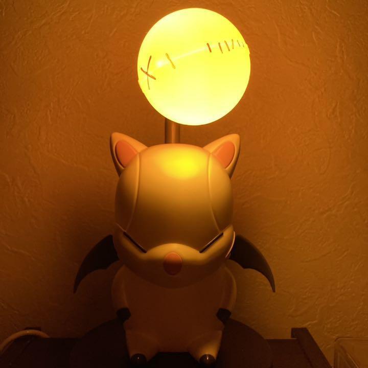 Final Fantasy XIV FF14 Moogle Room Lamp Yellow Light Figure Final Fantasy XIV FF14 Moogle Room Lamp Yellow Light Figure