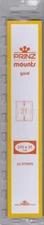 Prinz Black Stamp Mount Strips 215x31 mm For US Jumbo & Semi Jumbo Scott 22 Pcs