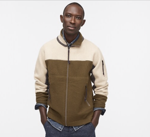 sky blue high neck sweater