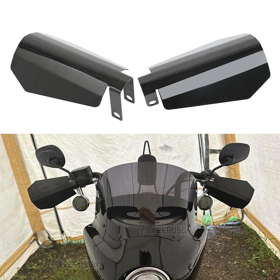 Pair Coffin Cut Handguards Hand Guards For Harley Davidson Road Glide Special - Image 2 of 4