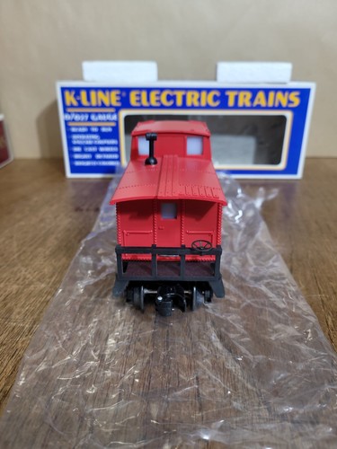 K Line Electric Trains O Gauge Lighted Caboose SF K6138 - Picture 4 of 12