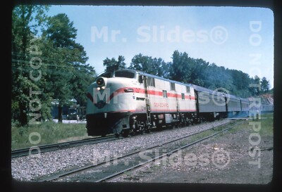 Duplikat Dia SAL Seaboard Air Line E6A 3016 mit Zug #4 Action Bracey VA 1963