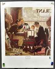 Norman Rockwell, Saying Grace, Fine Art Print, Americana Lithograph