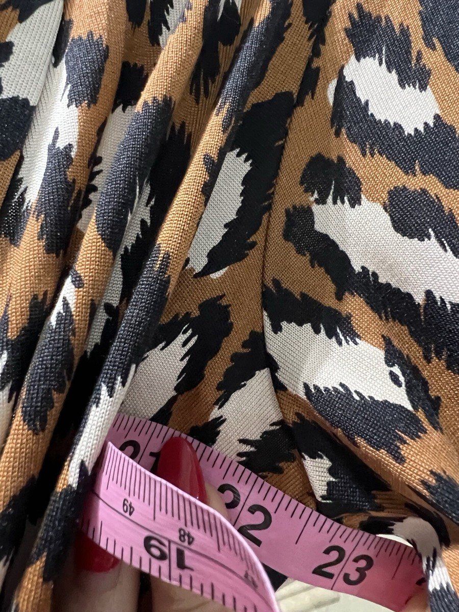 Diane Von Furstenberg DVF Printed Jeanne Silk Jersey Wrap Dress