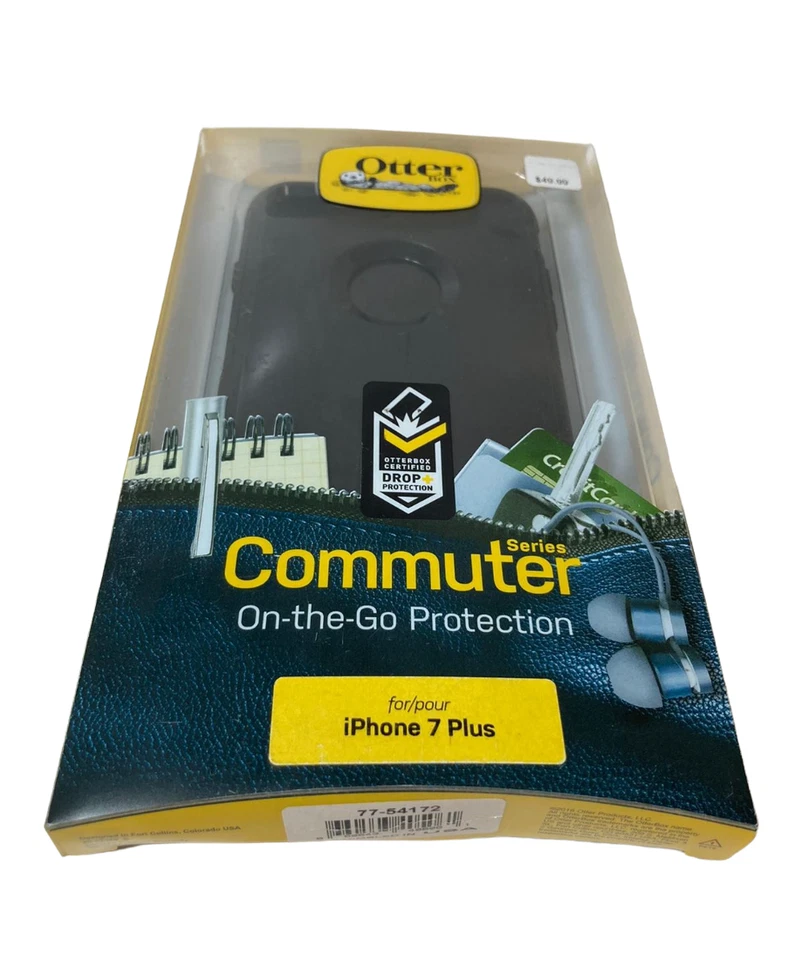Otterbox 77-54172 Serie Commuter Per iPhone 7 Plus - Nero - Immagine 3 di 4